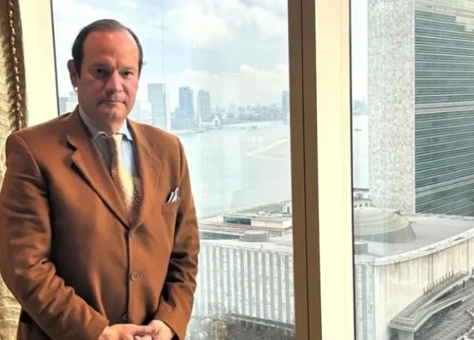   El ministro de Relaciones Exteriores de Panamá, Javier Martínez-Acha. Foto: EFE.  