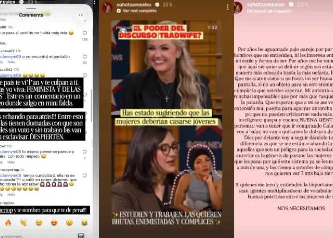   Alexa Chacón responde a quienes la critican por su ropa: 'Mi autenticidad les saca unas ronchas' 