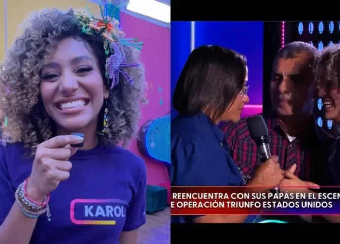    ¡Llegó la recarga de energía! Karol Wilson se reencuentra con sus padres antes de la gran final de Operación Triunfo USA  