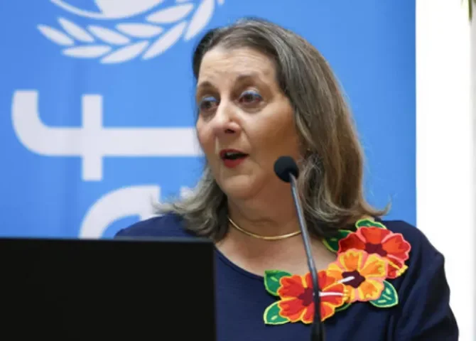  Angela Russo, defensora del pueblo. Foto: EFE.  